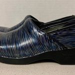 Dansko  Professional Wavy Stripes Patent Clogs Photo 2