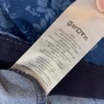 We The Free Free People Floral Jacquard Flare Jeans Blue Boho Size 31 Photo 11