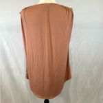 1.4.3. Story by Line Up 143 Story blush ruched tie shoulder oversized top size small Photo 3