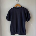 COS  Short Sleeve Sweatshirt Blue Photo 3
