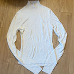 L'Academie  White Turtleneck Sweater Photo 0