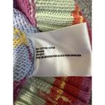 David Brooks Multicolor‎ Striped Sweater With Crocheted Neckline Long Sleeves PM Pink Size undefined Photo 4