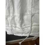 Free People  White Crochet Lace Summer Dress with Spaghetti Straps Photo 3