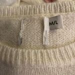 Princess Polly White Neveah Cropped Sweater Photo 2