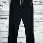 Suzanne Betro Simple by NWT Sz 1X Black - Thankful Heart Screenprint Sweatpants Photo 0