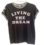 Disney JUNK FOOD x Mickey Mouse Living The Dream Ringer T-shirt, Size Small Photo 6