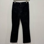 Favorite Daughter Size 27 Valentina Shortie Bootcut Jeans in Obsidian Black Photo 1