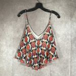 Truth NYC  Multi-Color Geometric Print Flowy Crop Top | Size Medium Photo 5