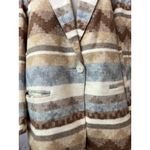 NWOT Casablanca Blazer Wool Blend Lined Jacket size‎ 10 Aztec Vintage Equestrian Tan Photo 4