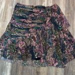 ANTHROPOLOGIE Skirt Womens 8 Tulle Ruched Mini Ruffle Pleated Lined Purple NWT Photo 0