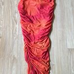 Camila Coelho  Red and Orange Tube Dress Photo 2