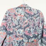Sundance Matisse Blazer Floral Navy Pink Size M Boho Artsy‎ Academia Cottagecore Blue Size M Photo 6