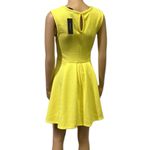Romeo + Juliet Couture  Lemon Yellow Fit and Flare Skater Mini Dress Womens Small Photo 6
