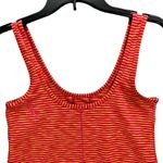 Lole  Tank Top Womens S Red Orange Stripe Scoop Stretch Athletic UPF 50+ Outdoors Photo 3
