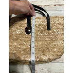 Straw Purse Bag Shoulder Crossbody Coastal Beachy Tan Photo 5