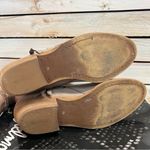 Sam Edelman Packer Putty Leather Ankle Boots Side Zip Tassel Low Heel 7.5M Photo 7