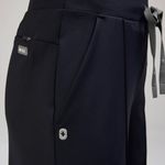 FIGS High Waisted Salina FORMx Wide Leg Scrub Pants in Navy, Size X-Small Photo 5