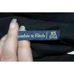 Abercrombie & Fitch Womens  Black Ribbed Knit V-Neck Long Sleeve Bodysuit Size XS Photo 3