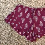 Band of Gypsies floral flutter hem flowy short shorts Photo 2