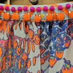 Hale Bob 💕💕 Bedazzled Multi-Color Snakeskin Blouse Small Photo 4