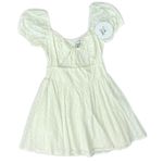 Princess Polly  White Caria Puff Short Sleeve Cut Out Mini Dress size 0 NEW Tags Photo 10