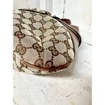 Gucci GG Canvas Pelham Horsebit Monogram Braided Strap Shoulder Bag Brown / Tan Photo 9