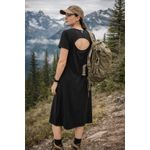 Kuhl KÜHL Black V-Neck Dress w/ Open Back Cutout | Size M Gorpcore Athleisure Photo 1