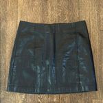 Wild Fable  Black Faux Leather Skirt Photo 0
