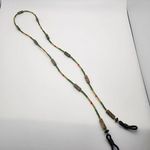 Glasses Seed Bead & Unakite Glasses Chain Pink Photo 0