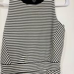 Toad & Co. Black & White Striped Sleeveless Bodycon Dress size small Photo 8