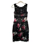 White House | Black Market Ladies Floral Silky Lace Sleeveless Midi Dress SZ 0 Photo 2