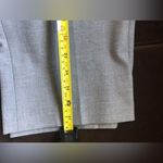 Loft Gray Pleated Long Wide Leg Stretch Business Pants 12P Photo 4