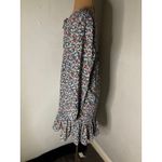 J.Crew Floral Print V- Neck with tie Boho Dress S Prairie Core Granny Coquette Photo 4