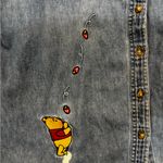 Disney Vintage Pooh & Eeyore Denim Vest M/L Photo 2