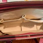 Gucci  Bright Bit Dusty Rose Pink Leather Handbag Tote Work Office Photo 4