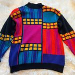 IB Diffusion Sport Women's Multicolor Block Art Sweater Size M Red Size M Photo 1