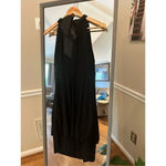Jessica Howard  Chain Link Shift Dress Size 10 Black Photo 2