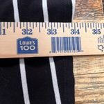 Arizona Jeans Arizona Jean CO. Dress 3/4 Sleeve Black White Striped Dress Photo 8