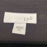 J.Jill Black Short Sleeve Maxi Dress Faux Wrap Top High Waist Side Slit Size XS Photo 1