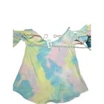 Yoins 🔥5/20🔥  *Cold Shoulder* Tie dye Blouse Sz 12 NWT Photo 6