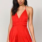 Tobi Red Skater Dress Photo 0