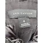 Ann Taylor Black Moto Zip Pants Size 4 Stretchy Skinny Mid Rise Photo 4