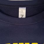 University of Michigan Cropped Sweatshirt Blue Photo 2