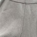 ZARA  Knit Wide Leg Pants Brown Fleece Textured Ribbed Hem Pull-On Lounge Small Photo 5