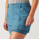 Duluth Trading Company Duluth Trading Co. Dry On The Fly Utility Athletic Skort Teal Blue 4 Photo 0