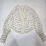 Tularosa  Andora Blouse in Black & White Polka Dot Small Photo 2