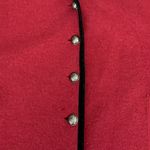 Icelandic Design Red  Button Up Sweater Photo 4