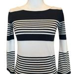 Lilly Pulitzer  Marlowe Dress Mini Textured Knit Striped Navy White Womens XXS Photo 4