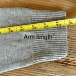 st. john's bay St John’s Bay woman’s ruffled cardigan sweater heather gray size 2X plus size Photo 2