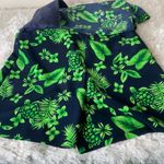 EP Pro Black Green Tropical Leaf Pattern Golf Skort Sz 6 Photo 1